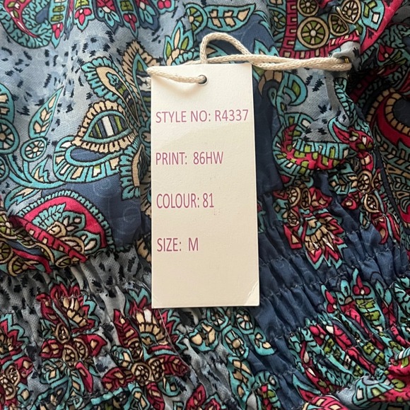 Anthropologie Boemo Paisley
Cottagecore Tiered Maxi Dress Women's Size M - Picture 7 of 8